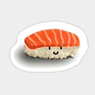 Salmon Nigiri Happy Sticker